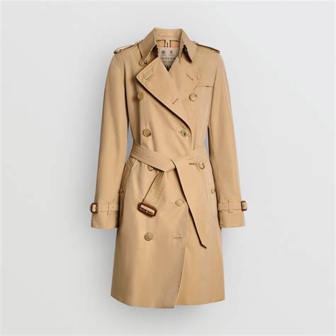 burberry london kensington mid-length black trench coat|Burberry trench coat measurement chart.